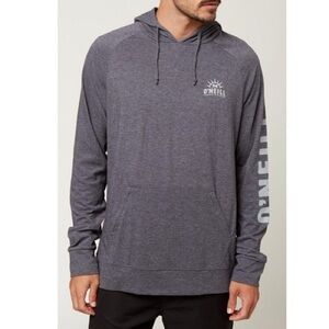 O’Neill Holm Traveler Gray Pullover Long Sleeve Hoodie Size XL